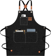 AFUN Chef Apron full view with broad coverage for cooking and crafts
