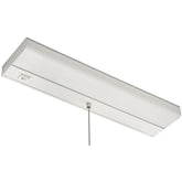 AFX 18-inch T5L closet light with pull chain for easy on/off and clean white illumination