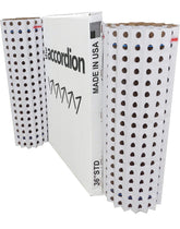 AFX Accordion Standard Paint Baffle front view shows airflow control for clean booths.