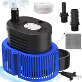 AgiiMan pool cover pump above ground with weather-resistant ABS housing for outdoor use.