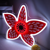 AGJKSGH Stranger Flower neon thngs sign with dimmable USB power for customizable ambiance.
