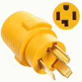 Agolctry dryer adapter converts 3-prong to 4-prong for older homes.