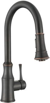 AguaStella AS94ORB oil rubbed bronze faucet viewed from front showing durable finish and classic look.