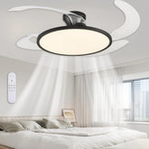 AHAWILL 48-inch retractable fan blades extended for powerful dining room cooling