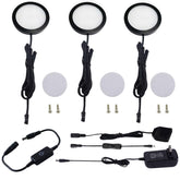 AIBOO under-cabinet LED puck light kit for bright kitchen task lighting.