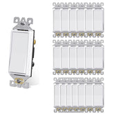 AIDA 3-way decorator switch front view for versatile two-location control