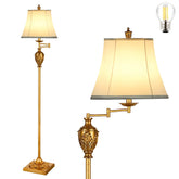 AIDENOEY traditional LED floor lamp base showcases sturdy design for stable living room lighting.