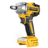 AIDERAR cordless impact wrench with LED light enhances visibility for precise tightening