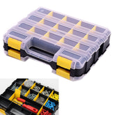Aidy-Pro Tools Organizer: 34-compartment double-side layout for easy part separation.