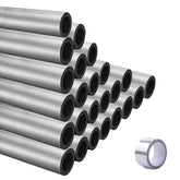 Aifong 24-pcs pipe insulation foam tubes protect outdoor pipes from cold.
