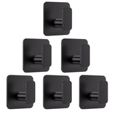 Aikzik heavy-duty adhesive hook for shower walls holds towels securely.