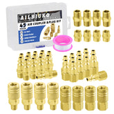 Ailbiuko air coupler kit packaged set for fast, tidy tool deployment