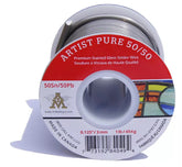 AIM Artist Pure 50/50 solder wire 1lb for smooth stained glass joins.