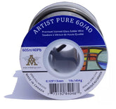 AIM Artist Pure 60/40 solder spool for stained glass delivers smooth, reliable flow.