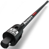 Aiourx 32in breaker bar head close-up shows durable chrome-molybdenum steel for tough bolts