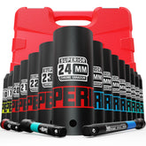 Aiourx deep socket 10mm in use for precise tightening in tight spaces.