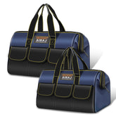 AIRAJ 18-inch tool bag with wide mouth for quick access and organization.