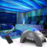Airivo Aurora Projector displays twinkling stars for calming bedtime scenes.