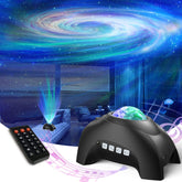 Airivo Star Projector displays a spiral galaxy for immersive ambience.