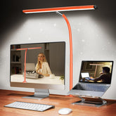 Airlonv desk lamp on a home office setup, even illumination for focused work.