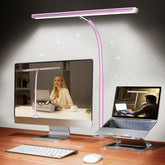 Airlonv LED desk lamp with stepless dimming for precise warmth and brightness control.