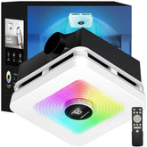 Airnatux 220CFM bathroom fan with light for quick moisture control.