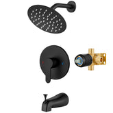 Airuida shower faucet set valve closeup showing durable brass construction for long-lasting performance