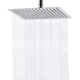 Aiscsc 10inch square shower head delivers wide coverage for a full-body rinse.