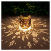 AITENISEN hummingbird solar lantern glows warmly for garden evenings and outdoor ambiance