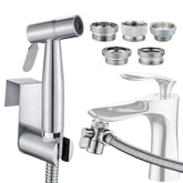 AITUOSI sink sprayer hose attachment shows flexible spray for personal hygiene tasks.