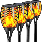 Aityvert solar torch light with dancing flame enhances outdoor pathways with safe, energy-saving ambiance.