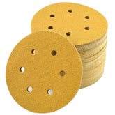 Aiyard 6-inch 6-hole sanding disc 80 grit pack for durable sanding