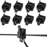 AizzKry low voltage connector showing eight-light coverage for landscape wiring.