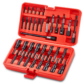 AKM TOOL 35PCS magnetic nut driver set case-front view showing organized storage
