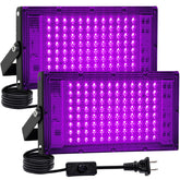 Akpgf 2-pack 100W blacklight – front view for glow party setups.