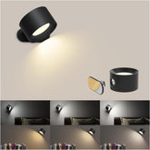 AKSDA LED reading light wall mount with 2700K warm glow for bedtime reading