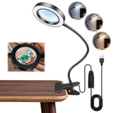 Akynite 10X magnifying glass with light for reading tiny print.