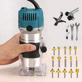 AKYPACH wood router 800W with compact design for smooth routing.