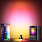 Alfolive RGB floor lamp assembly view for easy setup.