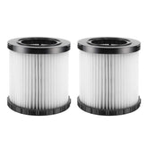 Aliddle DCV5801H front view replacement filter, washable and reusable for dry/wet vacuums.