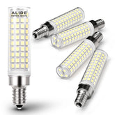 ALIDE E12 compact 1200lm 6000K bulb for bright, space-saving lighting in fixtures.