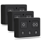 Alinwirsy 3-pack remote closeup of AX P1 and AXS1 buttons for reliable control.