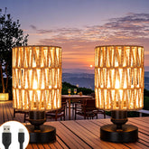 All Fortune cordless outdoor lamp beige packaging for quick setup