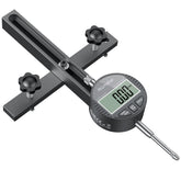 ALLmeter Digital Table Saw Gauge dial indicator in action for precise blade alignment in workshops