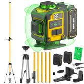 Alloyman 4x360 self-leveling laser beam for precise room layouts and alignment.