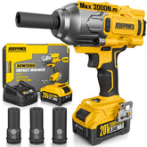 ALLOYPOWER cordless impact wrench delivering peak torque for stubborn lug nuts