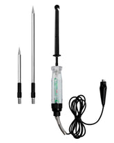 Allsun automotive wire-piercing tester used on a wire harness to identify circuit status