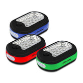 AlltroLite 3-pack LED work light with magnetic back for hands-free mounting on metal surfaces.