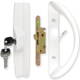 ALLYWASAI patio handle with mortise lock for sliding door operation.