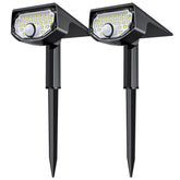 AloftSun 30-LED motion sensor garden light for bright illumination.